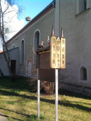 04-05; Elbe; Frohse; Kirchentagebuch mit Storch