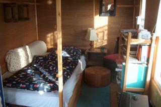 Ein Bett für sich innig Liebende