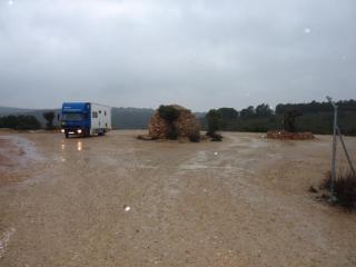 Ein schöner Stellplatz, aber nicht heute