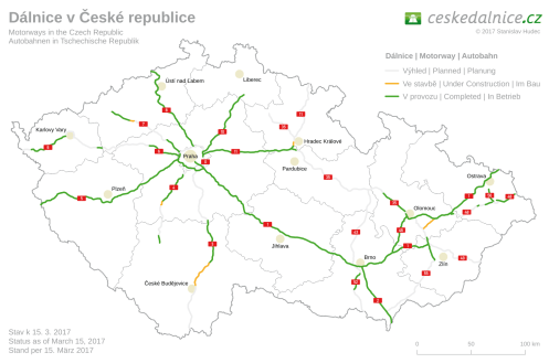 Mautfrei durch Tschechien