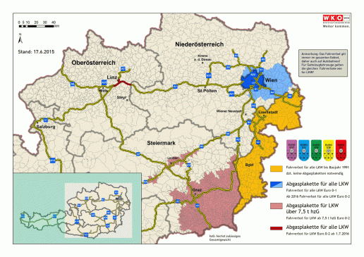Umweltzonen in Österreich