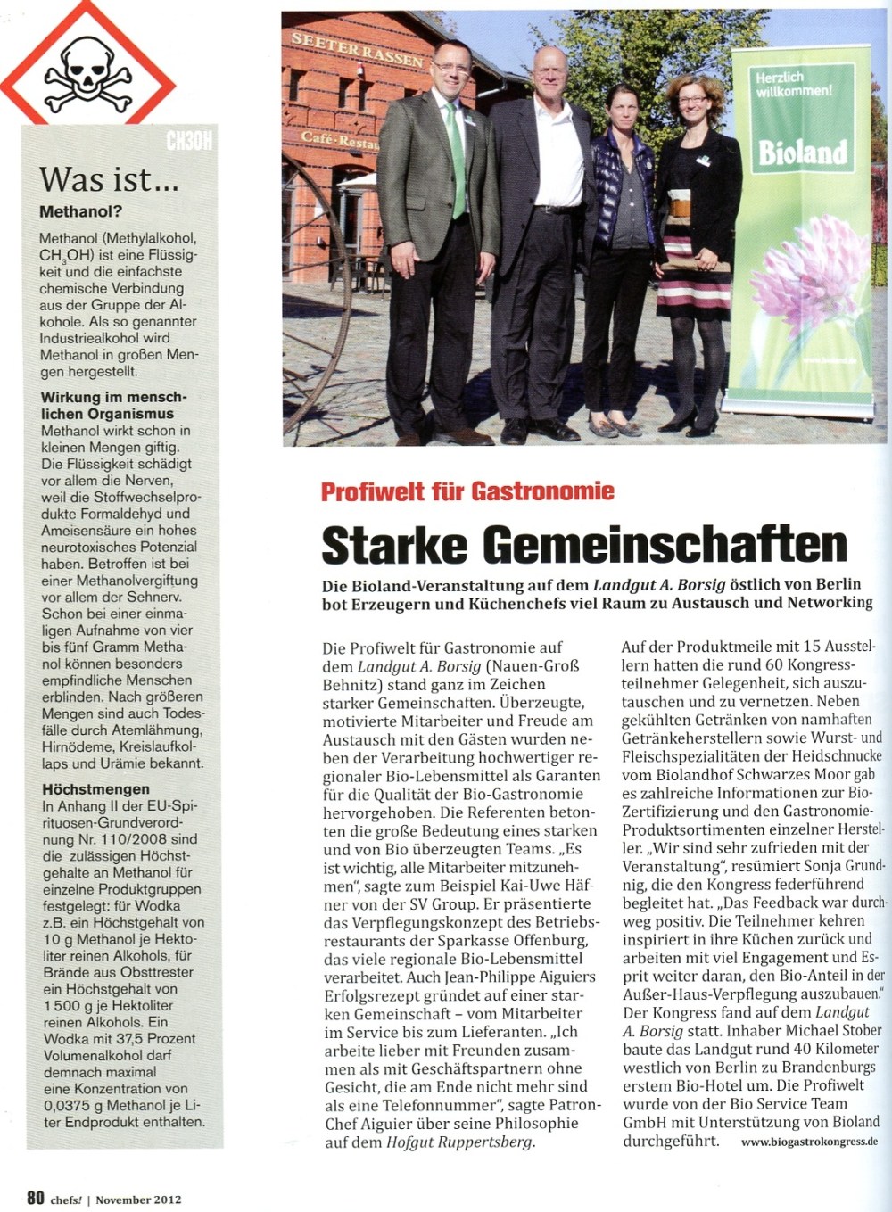 2012-11-09; Presse; Chefs