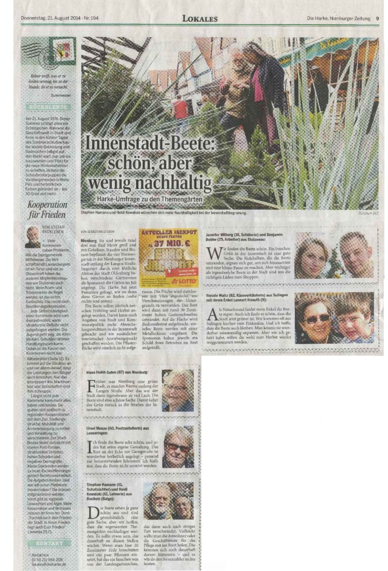 Die Harke - Das Ökofeigenblatt