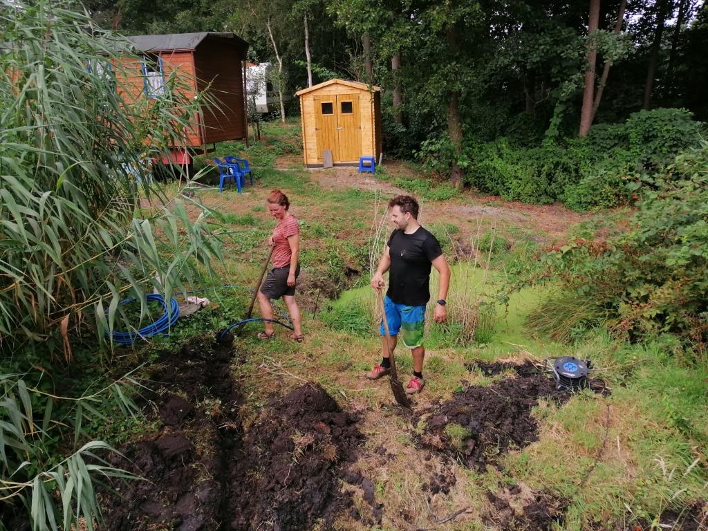 Immer schön buddeln