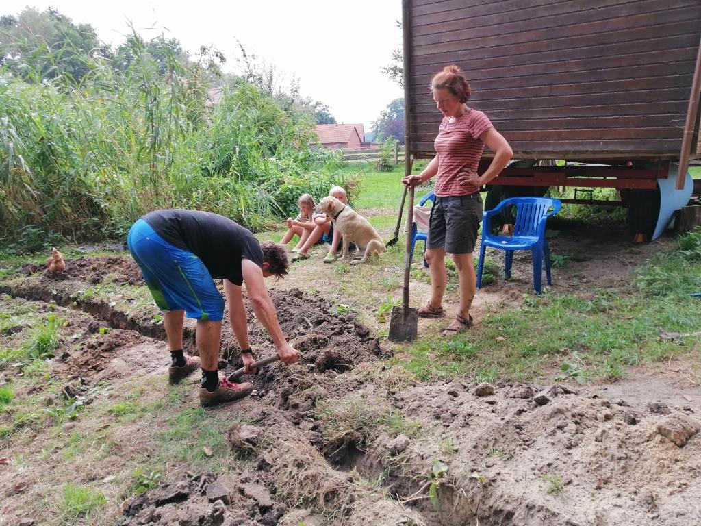 Immer schön buddeln