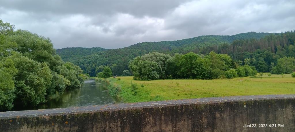 Das Unwetter löst sich auf