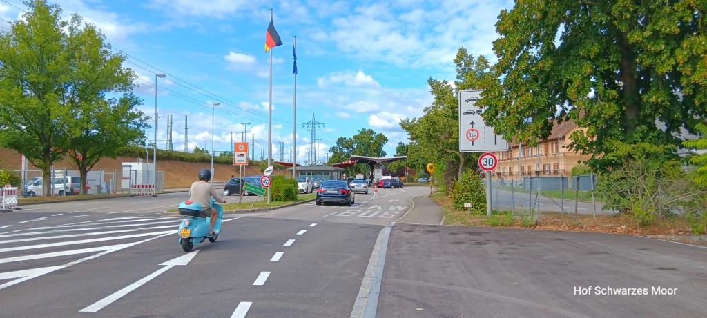 Die B3, im Niemandsland