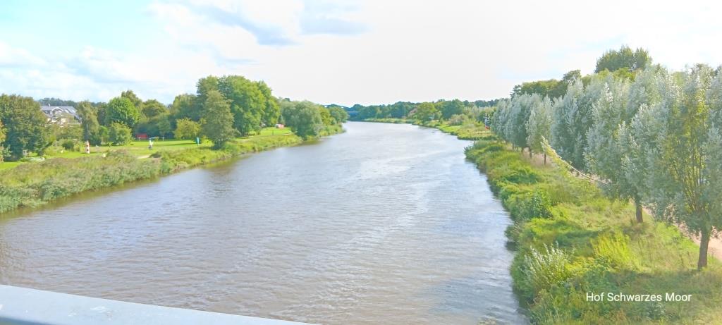 Und das ist die Ems stromauf