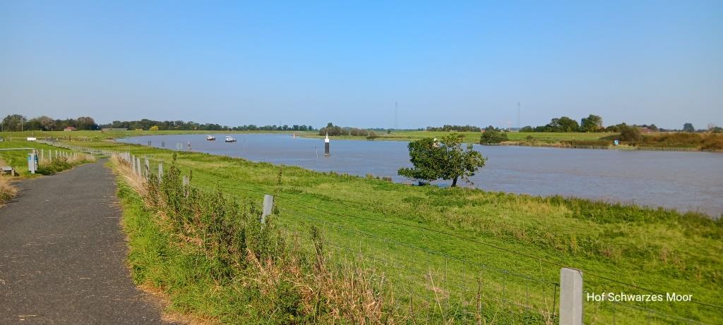 Die Ems mit Bootchen